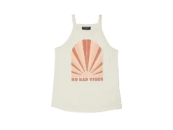 Tiny Whales No Bad Vibes Tank Top (Toddler/Little Kids/Big Kids)
