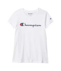 Champion Kids Classic Script Short Sleeve Tee (Big Kids)