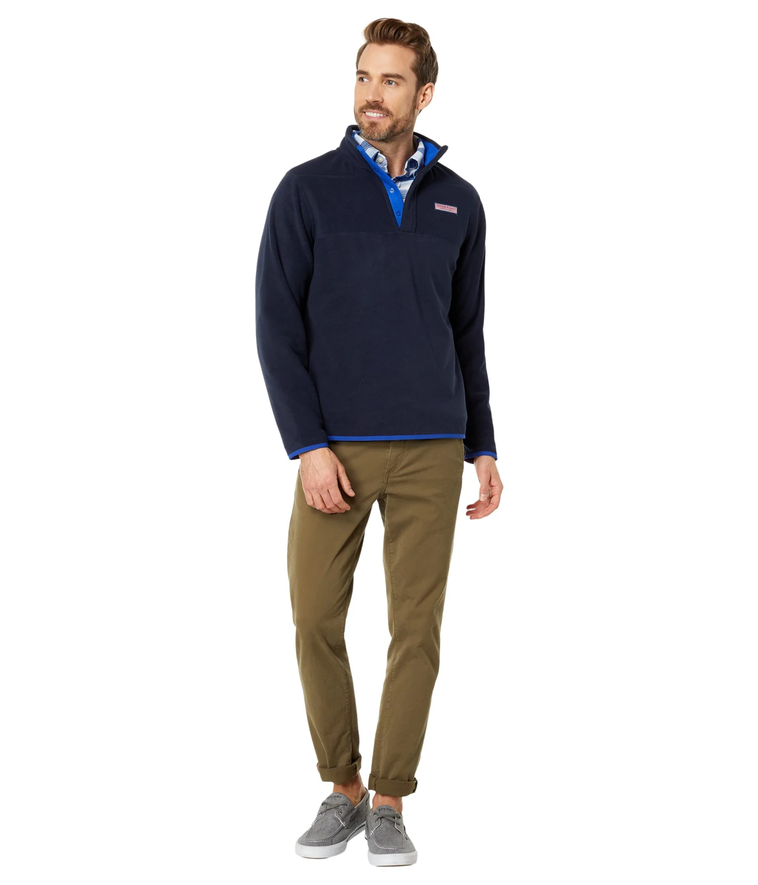 Vineyard Vines Harbor Fleece Shep Shirt - Image 4