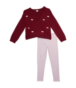 Splendid Littles All Wrapped Up Cardigan Sweater & Leggings Set (Toddler/Little Kids)