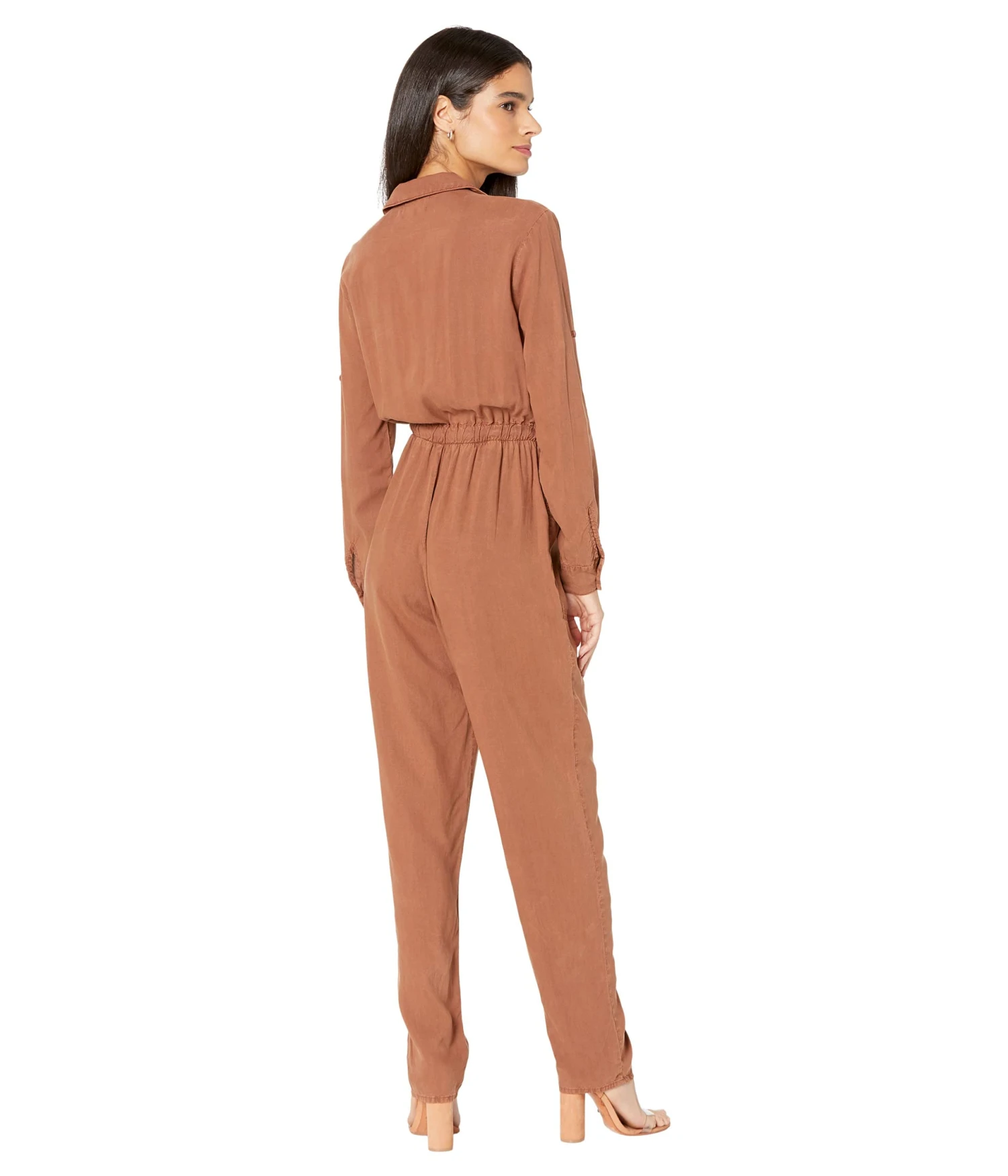 Bella Dahl Roll Tab Sleeve Jumpsuit - Image 2