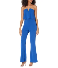 Bebe Strapless Overlay Jumpsuit