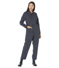 Madewell Straight Coverall In Brushed Back Canvas