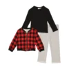 Pippa & Julie Reversible Mickey Bomber Three-Piece Set (Toddler)