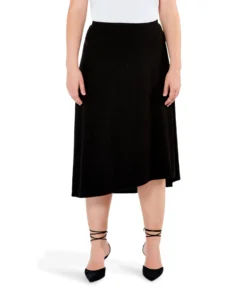 NIC+ZOE Plus Size Cozy Rib Skirt
