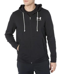 Under Armour Rival Terry Left Chest Full Zip Hoodie
