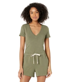 MONROW Supersoft V-Neck Romper
