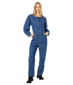 Madewell Denim Straight-Leg Jumpsuit