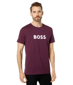 BOSS Big Logo Cotton Short Sleeve T-Shirt