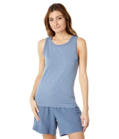 Dylan By True Grit Soft Slub Cotton Modern Tank Top