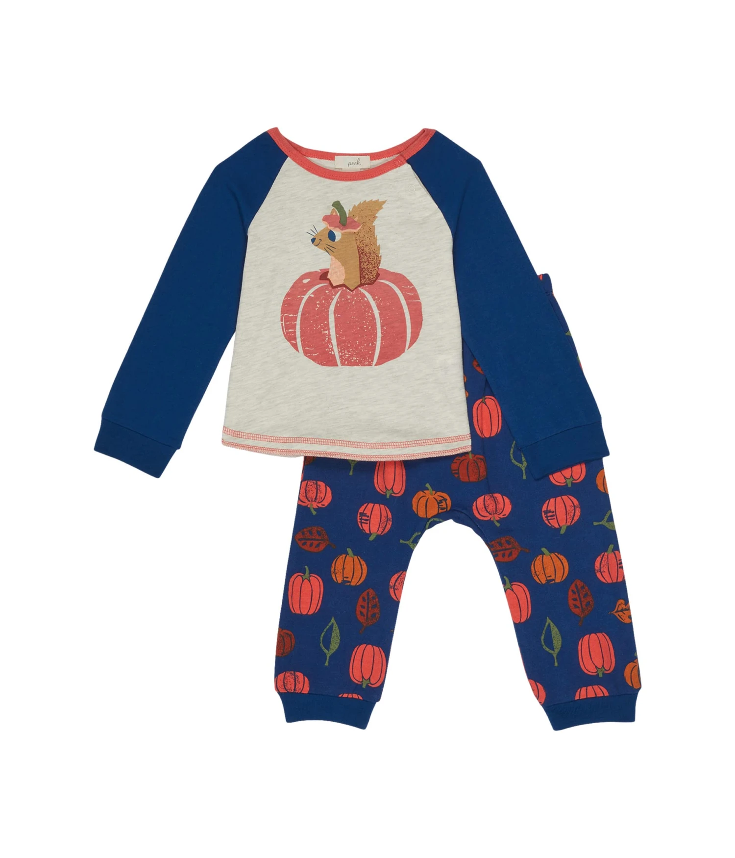 PEEK Squash Print Pants Set (Infant)