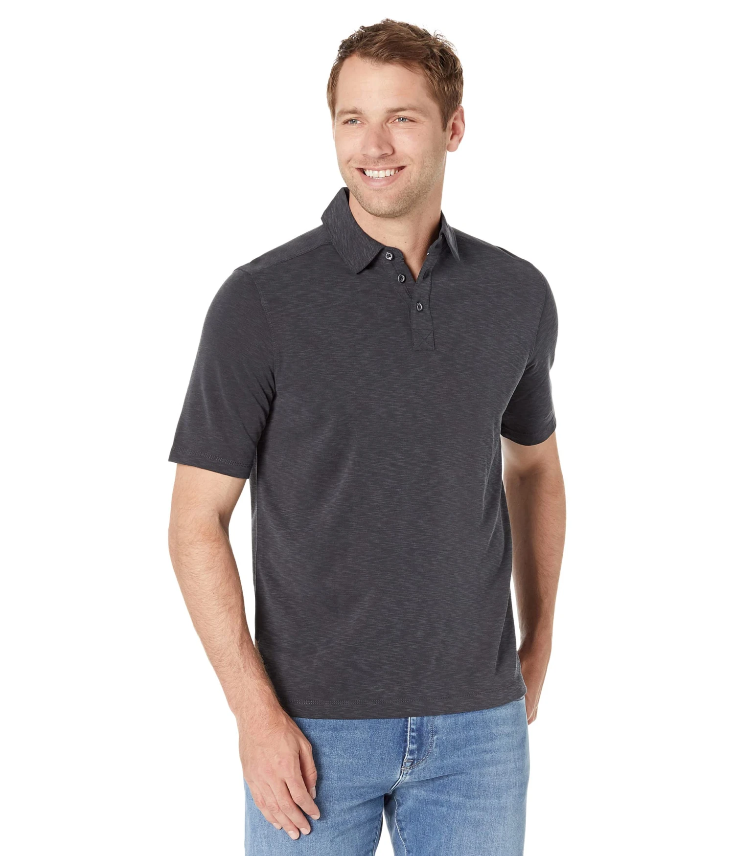 Johnston & Murphy Vintage Slub Polo