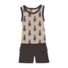 Kickee Pants Kids Tank & Cargo Shorts Outfit Set (Toddler)