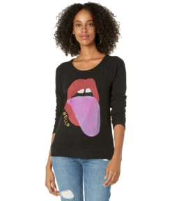 Chaser Recycled Bliss Knit Long Sleeve Pullover