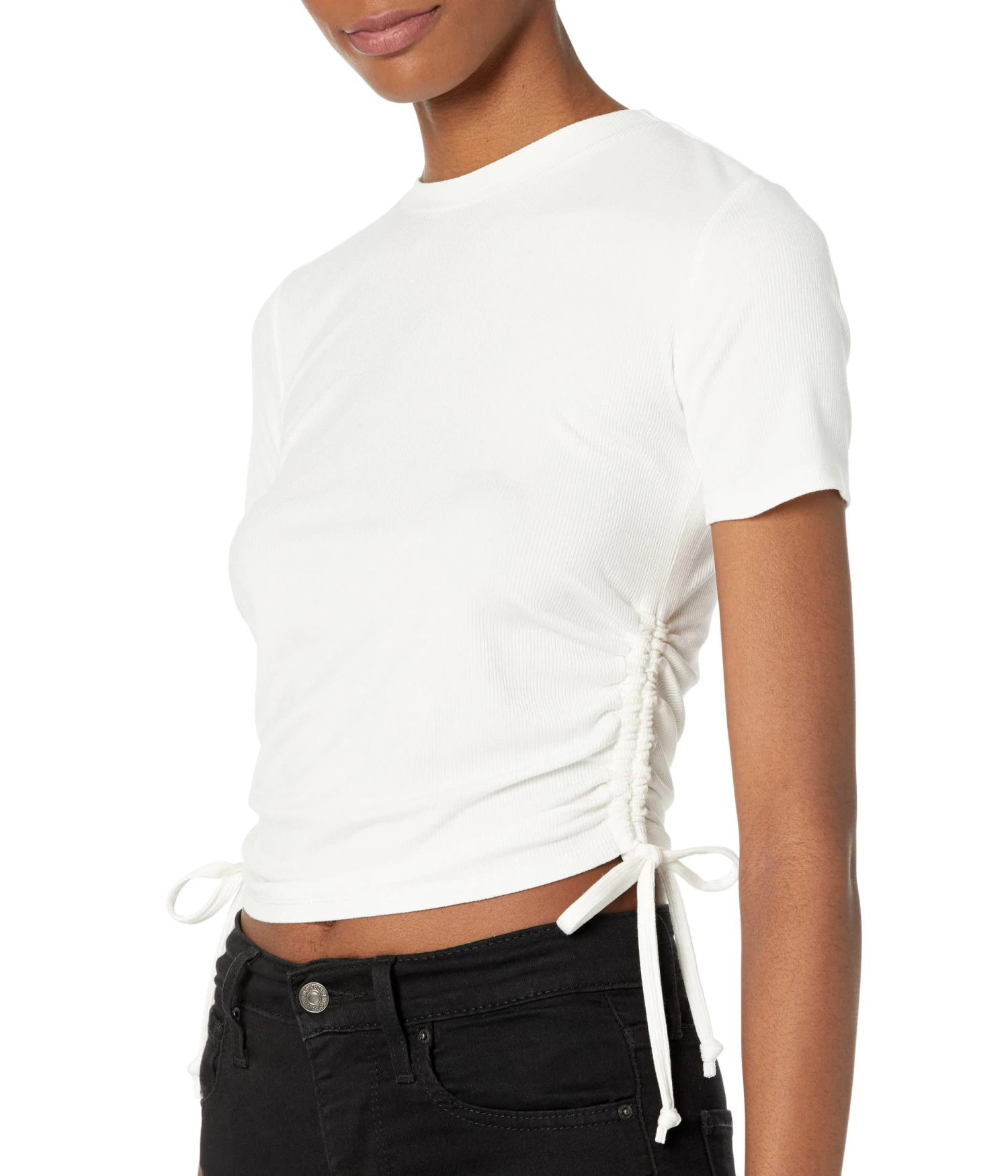 Buffalo David Bitton Emerson Side Ruched T-Shirt - Image 3