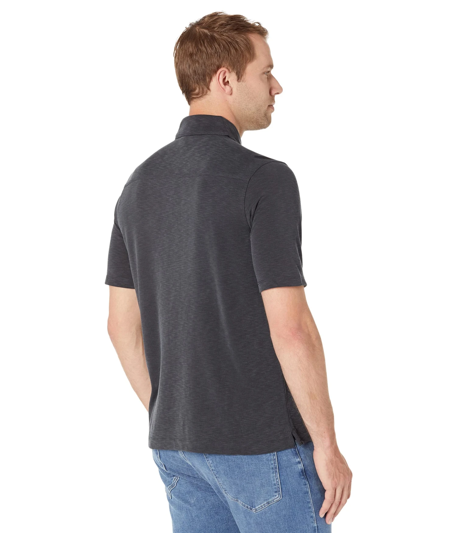 Johnston & Murphy Vintage Slub Polo - Image 2