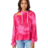 LAmade Off-Duty Cutaway Velvet Tie-Dye Hoodie