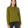Madewell MWL Betterterry Henley Sweatshirt