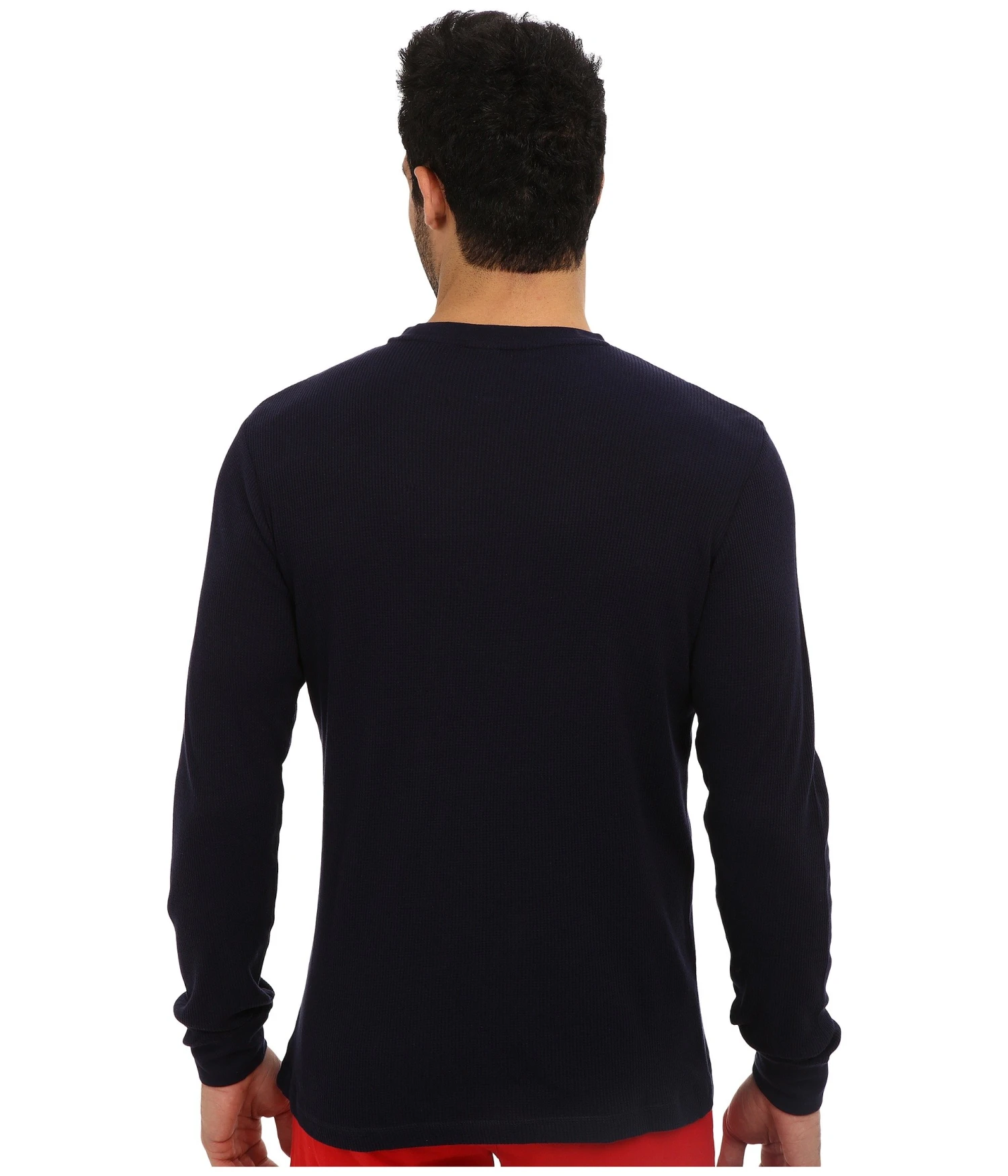 U.S. POLO ASSN. Long Sleeve Crew Neck Solid Thermal Shirt - Image 3
