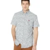 U.S. POLO ASSN. Short Sleeve Classic Fit Ikat Pattern Woven Shirt