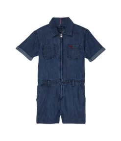 Tommy Hilfiger Adaptive Pocket Romper (Little Kids/Big Kids)