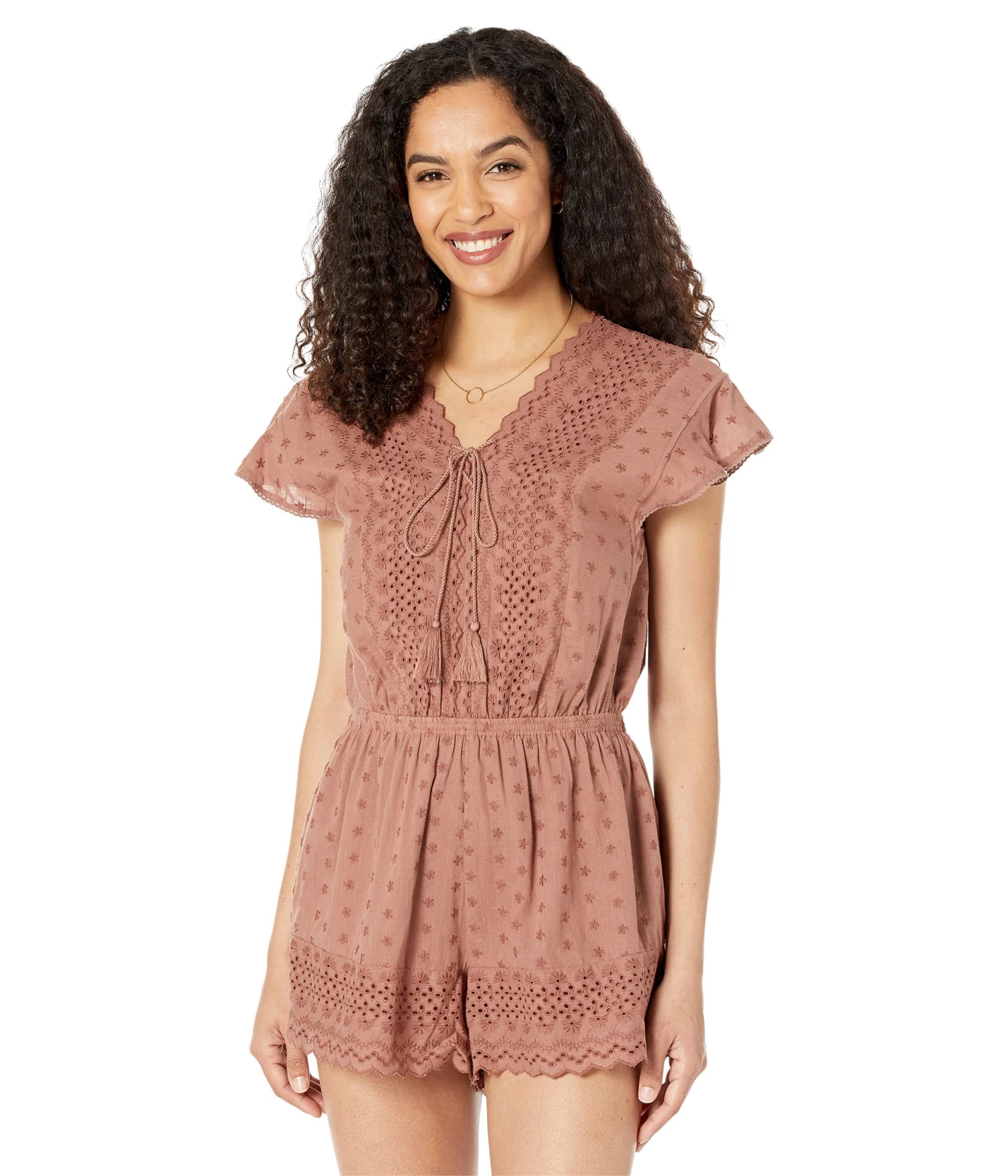 Lucky Brand Eyelet Romper