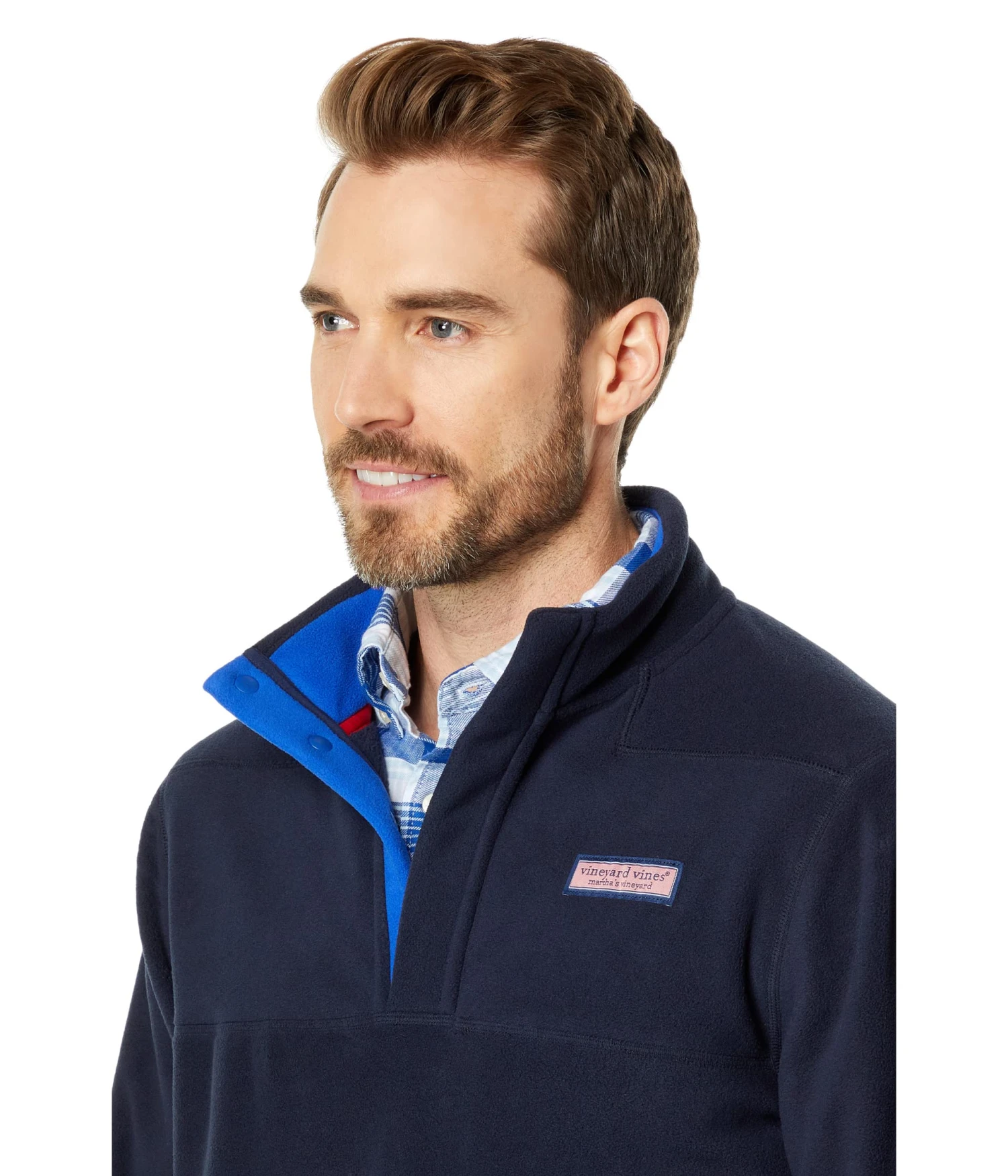 Vineyard Vines Harbor Fleece Shep Shirt - Image 3