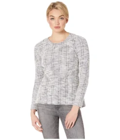 BCBGeneration Tie Back Long Sleeve Knit Top